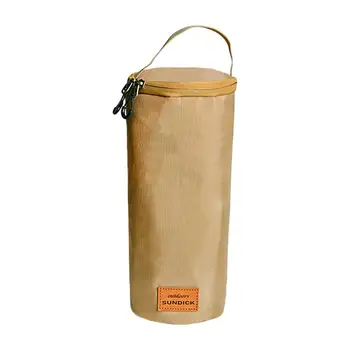Полезная сумка для хранения в кемпинге Моющаяся сумка для кемпинга Внутренний карман Водонепроницаемый Плоский бензобак Сумка для хранения в форме ведра