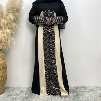 Популярное Красивое Арабское Женское платье большого размера, Удобный Дизайн женского костюма, Свободное платье, Повседневная мусульманская Абая, Дубай, Рамадан