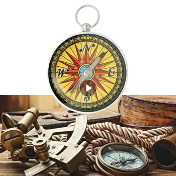 Походный латунный компас для выживания, портативные карманные часы, Высококачественный компас для кемпинга, легкий инструмент для кемпинга на открытом воздухе