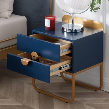 Прикроватный столик для хранения в маленькой спальне Скандинавская Роскошь, Модная Современная Тумбочка, Узкая Итальянская мебель для дома Mesilla GXR45XP