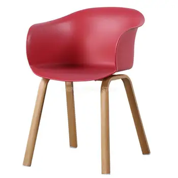 Простой норвежский обеденный стул с мягкой пластиковой спинкой, для отдыха, для чаепития, для приема гостей в кофейне, для переговоров, удобный