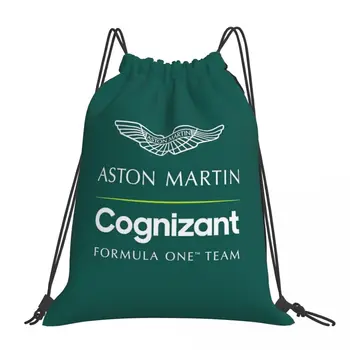 Рюкзаки Aston Martin F1, модные портативные сумки на шнурке, карманная сумка для хранения на шнурке, сумки для книг для мужчин и женщин, школьные сумки