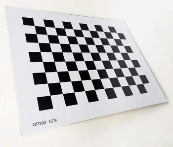 Стеклянная доска для коррекции визуальной оптики 12x9, шахматная доска, Калибровочная пластина из оксида алюминия, Рассеянное отражение, непрозрачность, квадратный массив