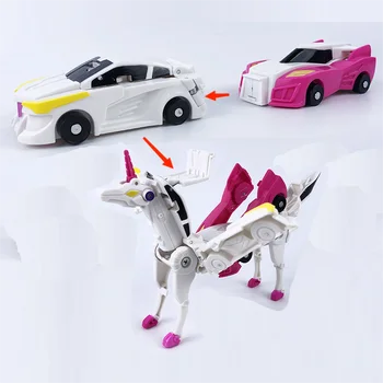 Трансформирующаяся фигурка Carbot Unicorn серии Mirinae Prime Серии Unity 2 в 1, робот, автомобиль, игрушка, аксессуары для дома