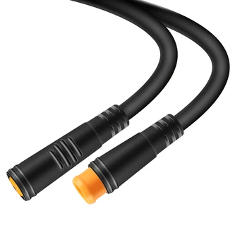 Удлинительный кабель для электровелосипеда, 3-контактный разъем для подключения водонепроницаемого кабеля для подключения удлинительного кабеля для электровелосипеда