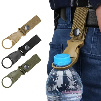 Универсальный держатель для бутылки с водой, крючок с нейлоновой пряжкой, альпинистский крючок, ремень, крючок для рюкзака