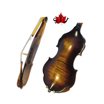 Уникальный дизайн скрипки в стиле барокко 4/4 без ребер, мощный звук