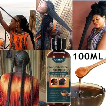 Шампунь для роста волос, экстракт древней африканской формулы роста волос, мощный эффект, быстрое лечение выпадения волос, Уход за волосами, масло для волос
