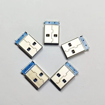 Штекерный разъем USB 3.0 A для высокоскоростной передачи данных 5шт Бесплатная доставка