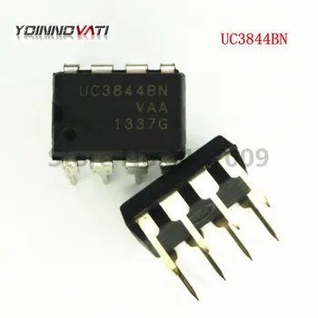10ШТ UC3844B DIP8 UC3844BN UC3844 Переключатель режима тока 0,5 мА Новый оригинал 