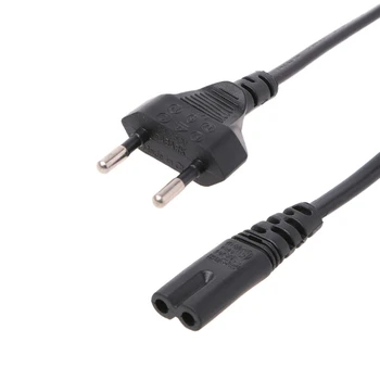 2-контактный кабель питания переменного тока ЕС, подводящий провод, шнур питания для настольного ноутбука 