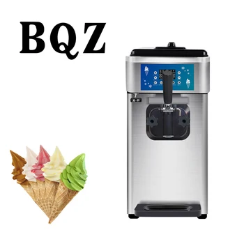 BT-P25 Домашняя электрическая итальянская машина для приготовления мороженого с мягкой подачей, большая емкость, Нержавеющая сталь, 3 вкуса, домашнее кафе-мороженое