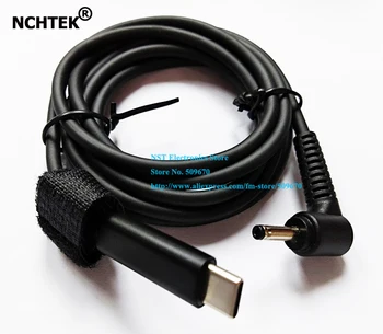 NCHTEK USB Type C Штекер под углом 90 градусов Постоянного тока 3,5*1,35 мм Штекер PD Зарядный Кабель-Адаптер Питания Для Ноутбука/1ШТ