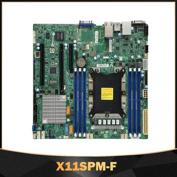 Для масштабируемых процессоров Supermicro X11SPM-F Xeon Поддерживается одиночный разъем LGA-3647 (Socket P)