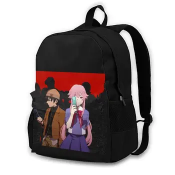 Рюкзаки Mirai Nikki из полиэстера, подростковый рюкзак Back To School, легкие красивые сумки