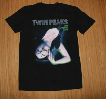 Футболка Twin Peaks Its Happening Again, маленький размер, футболка с забавным дизайном